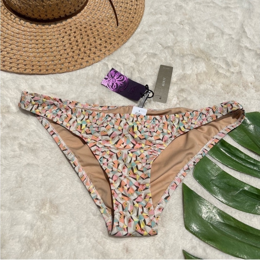 J. Crew x Liberty of London Poppy Patchwork Bikini Bottom